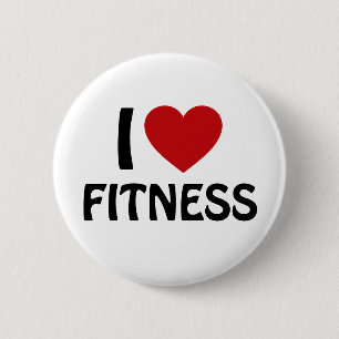 Chapa Redonda De 5 Cm Amo el Fitness