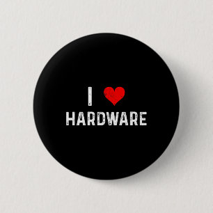 Chapa Redonda De 5 Cm Amo el hardware - Corazón Pc Gamer Juegos Construi