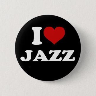 Chapa Redonda De 5 Cm Amo El Jazz