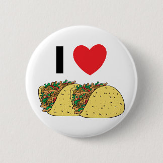 Chapa Redonda De 5 Cm Amo el Tacos