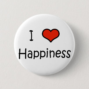 Chapa Redonda De 5 Cm Amo felicidad