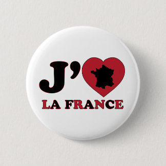 Chapa Redonda De 5 Cm Amo Francia