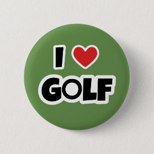 Chapa Redonda De 5 Cm Amo golf