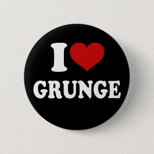Chapa Redonda De 5 Cm Amo Grunge