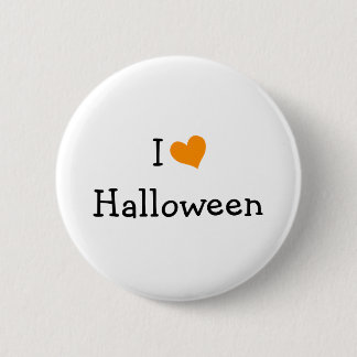 Chapa Redonda De 5 Cm Amo Halloween
