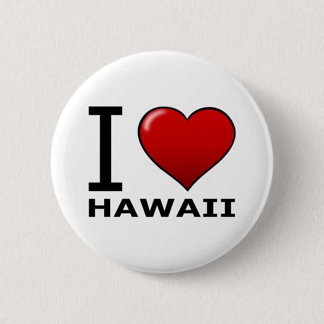 CHAPA REDONDA DE 5 CM AMO HAWAII (Anverso)