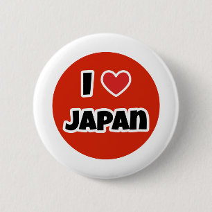 Chapa Redonda De 5 Cm Amo Japón