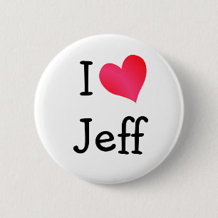 Chapa Redonda De 5 Cm Amo Jeff