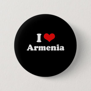 Chapa Redonda De 5 Cm Amo la camiseta de Armenia