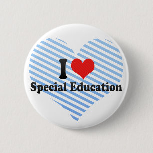 Chapa Redonda De 5 Cm Amo la educación especial