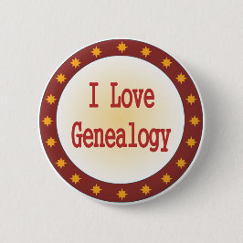 Chapa Redonda De 5 Cm Amo la genealogía