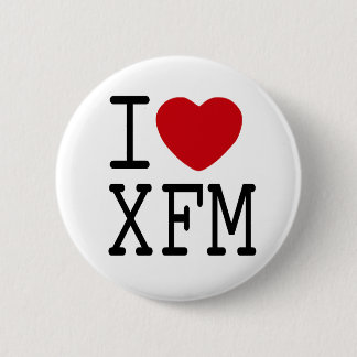 Chapa Redonda De 5 Cm Amo la insignia de XFM