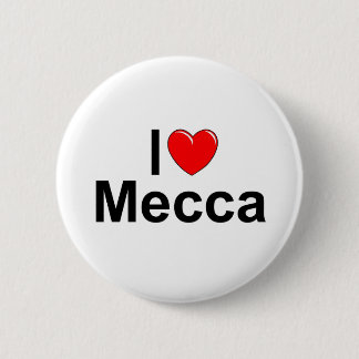Chapa Redonda De 5 Cm Amo La Meca (del corazón)