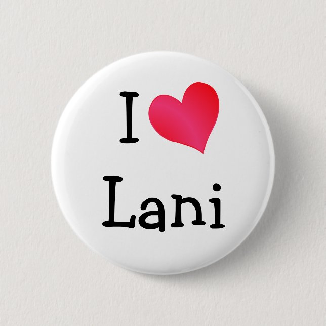 Chapa Redonda De 5 Cm Amo Lani (Anverso)
