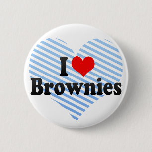 Chapa Redonda De 5 Cm Amo los brownie