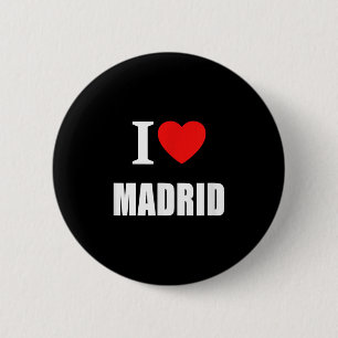Chapa Redonda De 5 Cm Amo Madrid España Espana Sunshine verano español