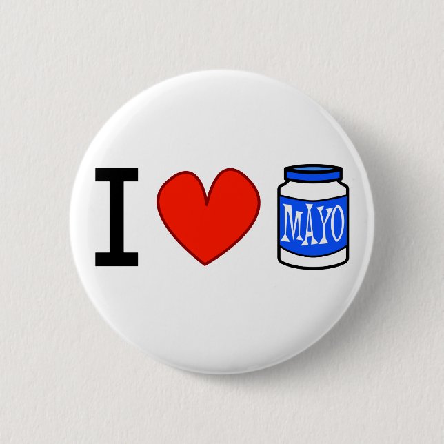 Chapa Redonda De 5 Cm ¡Amo Mayo! (Anverso)