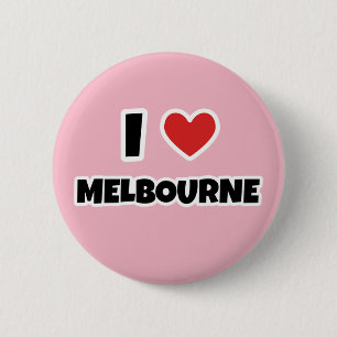 Chapa Redonda De 5 Cm Amo Melbourne