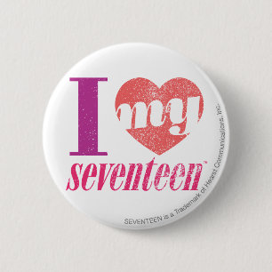 Chapa Redonda De 5 Cm Amo mi rosa 17