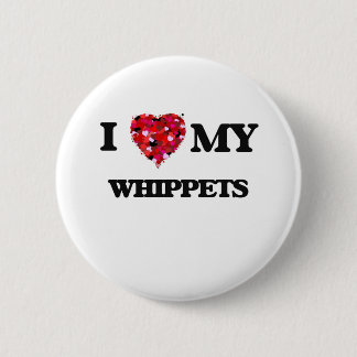 Chapa Redonda De 5 Cm Amo mi Whippets