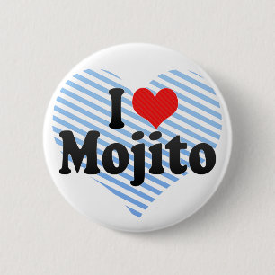 Chapa Redonda De 5 Cm Amo Mojito