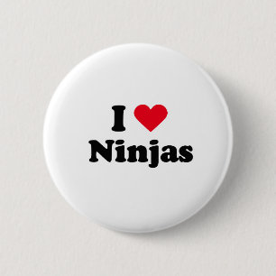 Chapa Redonda De 5 Cm Amo ninjas