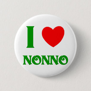 Chapa Redonda De 5 Cm Amo Nonno