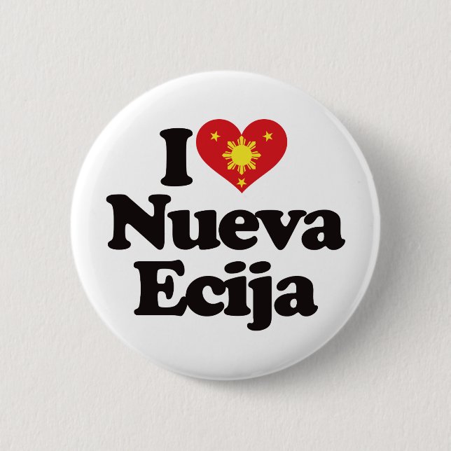 Chapa Redonda De 5 Cm Amo Nueva Ecija (Anverso)
