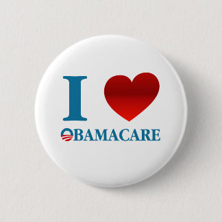 Chapa Redonda De 5 Cm Amo Obamacare