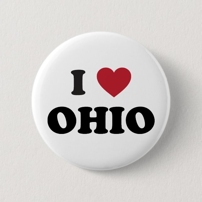 Chapa Redonda De 5 Cm Amo Ohio (Anverso)