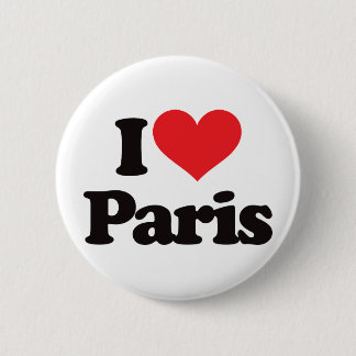 Chapa Redonda De 5 Cm Amo París
