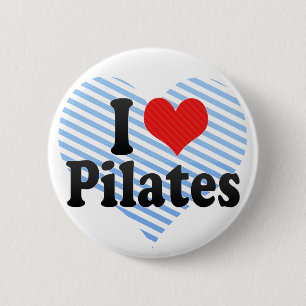 Chapa Redonda De 5 Cm Amo Pilates
