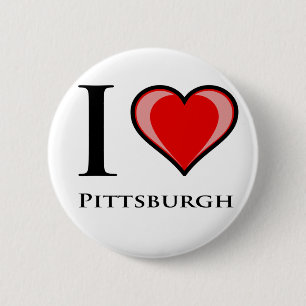 Chapa Redonda De 5 Cm Amo Pittsburgh