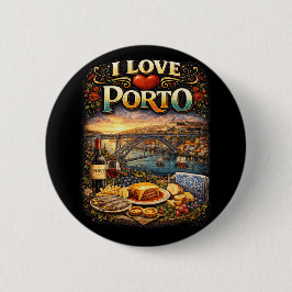Chapa Redonda De 5 Cm Amo Porto