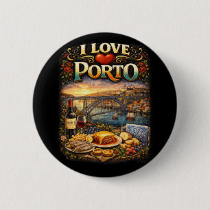 Chapa Redonda De 5 Cm Amo Porto