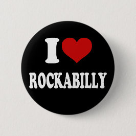 Chapa Redonda De 5 Cm Amo Rockabilly
