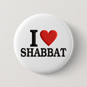 Chapa Redonda De 5 Cm Amo Shabbat