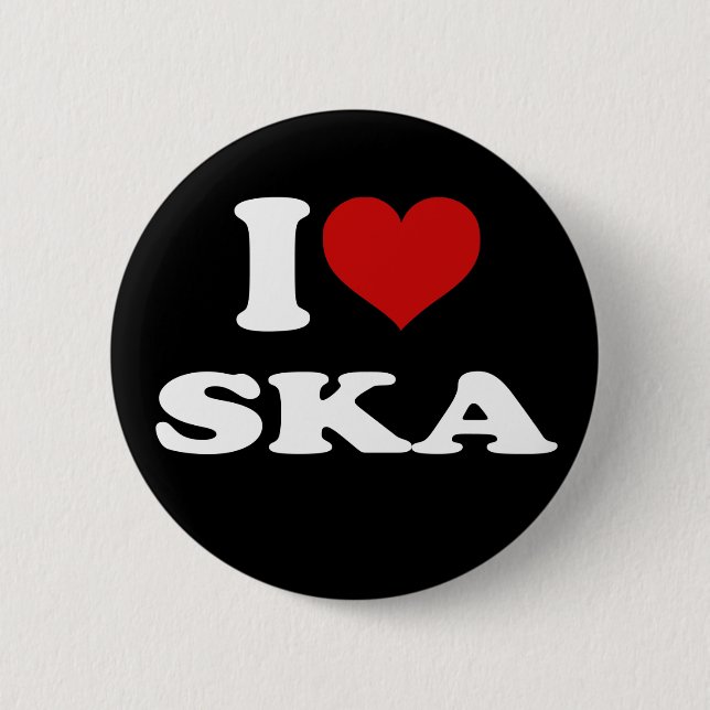 Chapa Redonda De 5 Cm Amo Ska (Anverso)