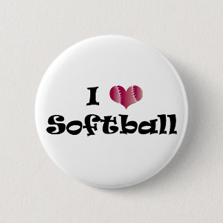 Chapa Redonda De 5 Cm Amo softball