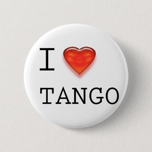 Chapa Redonda De 5 Cm Amo tango