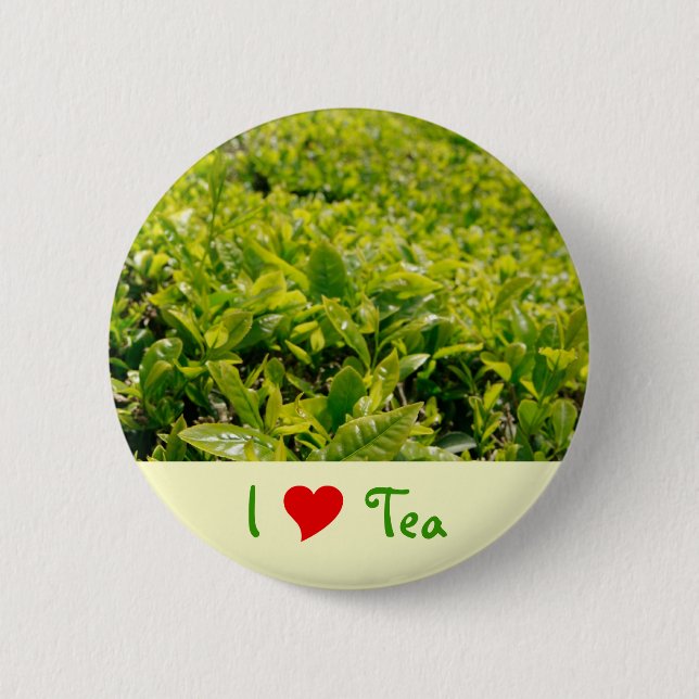 Chapa Redonda De 5 Cm Amo té (Anverso)