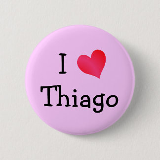 Chapa Redonda De 5 Cm Amo Thiago