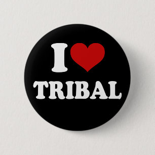 Chapa Redonda De 5 Cm Amo Tribal