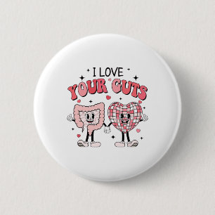Chapa Redonda De 5 Cm Amo Tu Enfermera Retro Gi Enfermera Valentines D