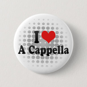 Chapa Redonda De 5 Cm Amo un Cappella