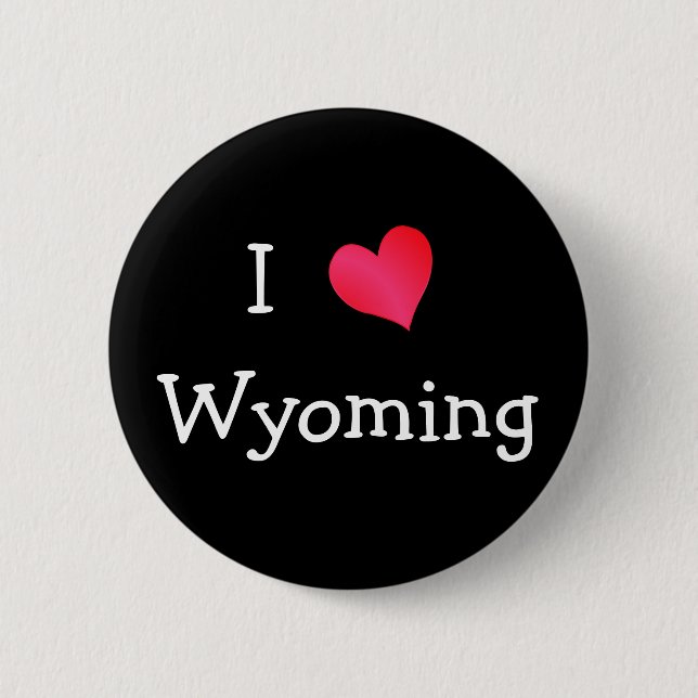 Chapa Redonda De 5 Cm Amo Wyoming (Anverso)