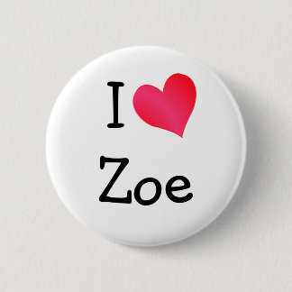 Chapa Redonda De 5 Cm Amo Zoe