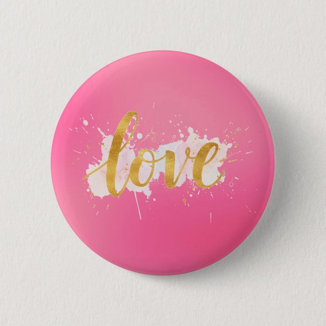 Chapa Redonda De 5 Cm Amor (Anverso)