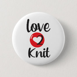 Chapa Redonda De 5 Cm amor 2 Knit