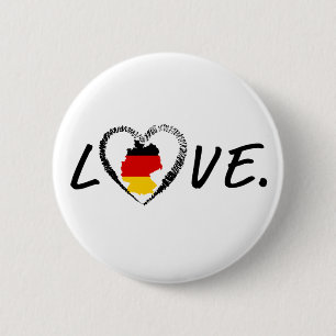 Chapa Redonda De 5 Cm Amor Alemania